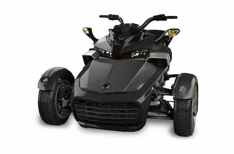 Can-Am Spyder F3-S Hood with the Carbon X graphic kit