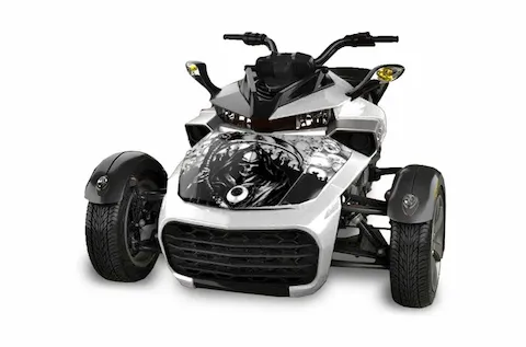 Can-Am Spyder F3-S Hood with the Reaper White graphic kit