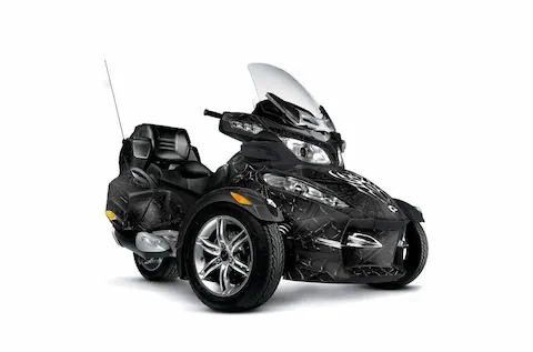 Can-Am Spyder RTS with Trim Kit with the Widow Maker Black graphic kit